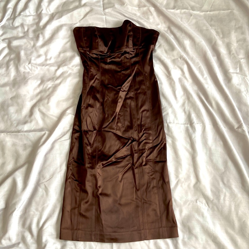Bebe Brown dress